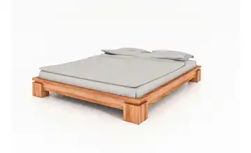 Massivholzbett ohne Kopfteil Theo 128 cm 120x210 cm 218 cm Kernbuche