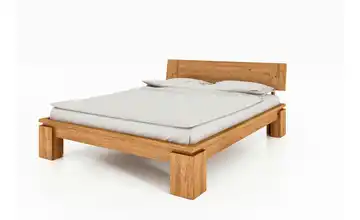 Massivholzbett hoch Theo Wildeiche 200 cm 120 cm
