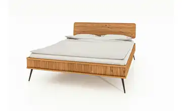 Massivholzbett Nico 100 cm 200 cm Wildeiche