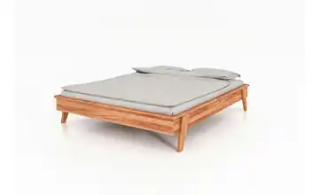 Massivholzbett ohne Kopfteil Hugo 80 cm Kernbuche 220 cm