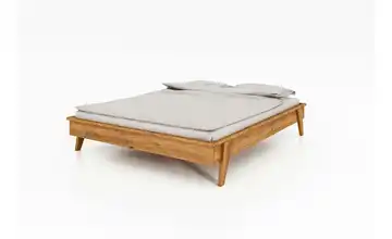 Massivholzbett ohne Kopfteil Hugo 227 cm 89 cm 80x210 cm Wildeiche