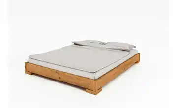 Massivholzbett ohne Kopfteil Felix 220 cm 90 cm Wildeiche