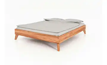 Massivholzbett ohne Kopfteil Albert 80 cm 220 cm Kernbuche