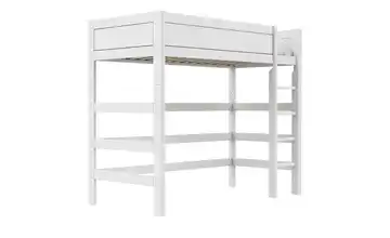 Lifetime Hochbett mit Leiter 120cm Basis Weiß