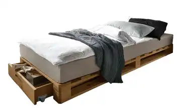  Palettenbett mit Stauraum Dallas