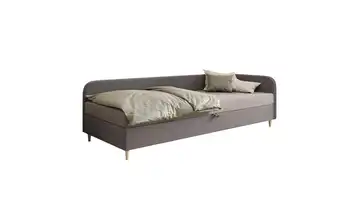 Polsterbett 75 cm 80x200 cm 85 cm Grau