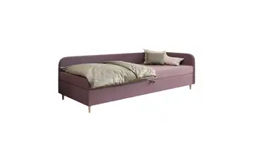 Polsterbett 65,5 cm 90x200 cm 95 cm Lila/Violett