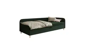 Polsterbett 65,5 cm 100x200 cm 105 cm Dunkelgrün