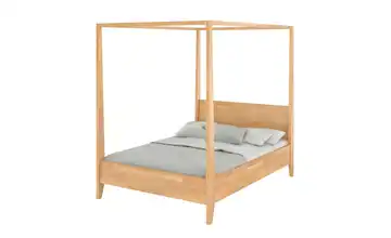 Himmelbett aus Massivholz Canopy 180x200 cm Buche