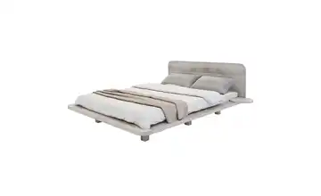 Massivholzbett Eiche Bianco Japandic 180x200 cm Eiche bianco