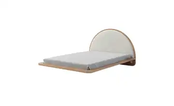 Massivholzbett Buche 140x200 Buche, Weiß 140x200 cm