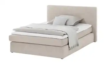 smart Boxspringbett Basic Creme H3 120 cm