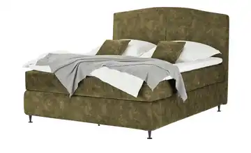 Kings and Queens Boxspringbett Grün 180 cm H2 & H3