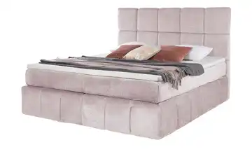 uno Boxspringbett Piano Rosa 160 cm H2