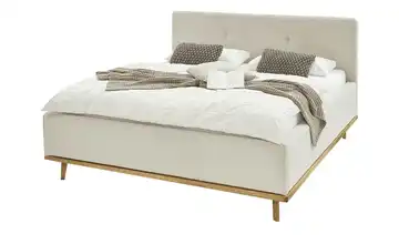 Musterring Polsterbett mit Bettkasten Delphi Cord Beige Mit Matratze H3 & H3 180 cm