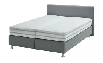 vanDoorn Boxspringbett Wendematratze Flexline 2.0 Grau 160 cm Kopfteilhöhe 95 cm H2 & H3