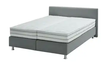 vanDoorn Boxspringbett Wendematratze Flexline 2.0 Grau 180 cm Kopfteilhöhe 80 cm H2 & H3, H4 & H5