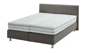 vanDoorn Boxspringbett Wendematratze Flexline 2.0 Steingrau 160 cm Kopfteilhöhe 95 cm H4 & H5