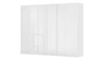 Drehtürenschrank Stella Premiumausstattung Front glänzend Weiß 6 Stück