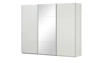 Schwebetürenschrank inklusive Zubehör Regina mit Spiegel 271 cm Weiß