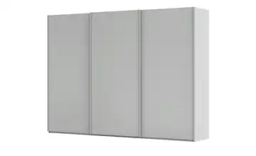 Schwebetürenschrank inklusive Zubehör Regina ohne Spiegel 301 cm Seidengrau