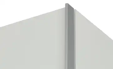 Schwebetürenschrank inklusive Zubehör Regina mit Spiegel 301 cm Weiß