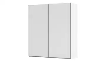 Schwebetürenschrank inklusive Zubehör Regina ohne Spiegel 201 cm Weiß