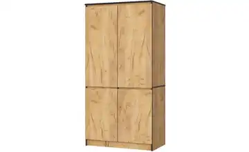 Drehtürenschrank 90 cm breit Valentina