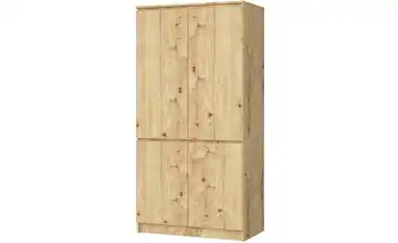 Drehtürenschrank 90 cm breit Valentina