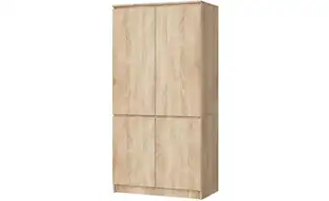 Drehtürenschrank 90 cm breit Valentina