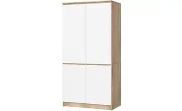 Drehtürenschrank 90 cm breit Valentina