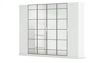 Kleiderschrank mit Spiegel Acero 6 Stück Weiß