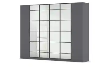 Kleiderschrank mit Spiegel Acero 6 Stück Dunkelgrau