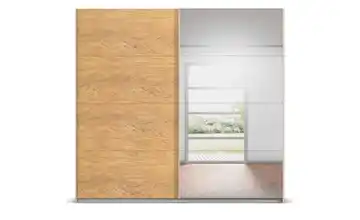 Schwebetürenschrank mit Spiegel Malva Extra Champagner 226 cm