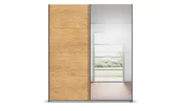 Schwebetürenschrank mit Spiegel Malva Extra Dunkelgrau 181 cm