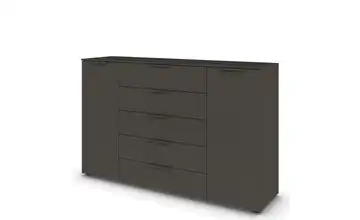 Sideboard Graphit Graphit Front: Dekor, Oberboden: Dekor 160 cm Graphit