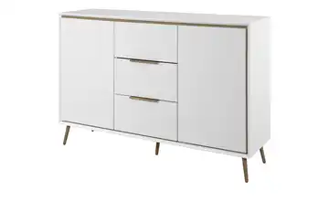 Sideboard Weiß, Asteiche (Nachbildung)