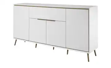 Sideboard Weiß, Asteiche (Nachbildung)