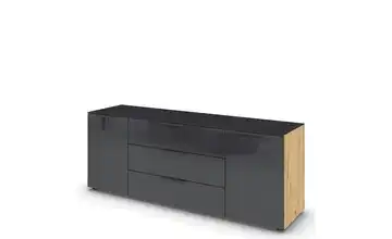 Sideboard Graphit/Eiche Artisan (Nachbildung) Graphit