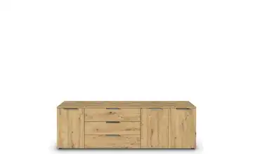 Sideboard Front: Dekor, Oberboden: Dekor Eiche Artisan (Nachbildung) verchromt