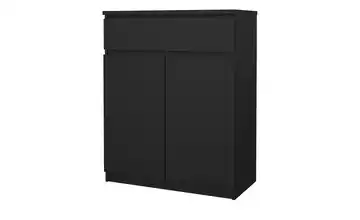 Sideboard Schwarz, matt