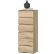 Kommode mit 6 Schubladen Carlo