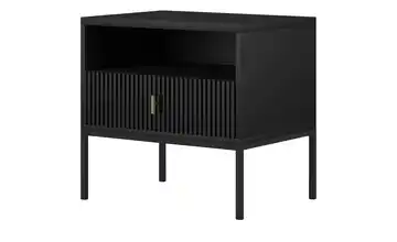 Kommode Maglione Schwarz Griffe: Metall Goldfarben, Gestell: Metall Schwarz