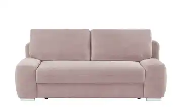 bobb Schlafsofa mit Boxspringpolsterung Viannie de Luxe Rosa Cordstoff