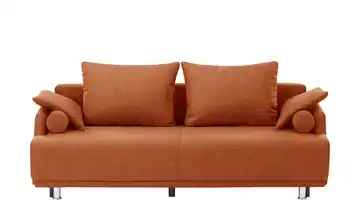smart Big Sofa mit Schlaffunktion Terracotta