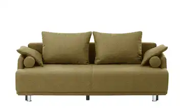 smart Big Sofa mit Schlaffunktion Moosgrün