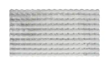 como Webteppich Bunny Bubble Silbergrau, silberfarben 80x150 cm