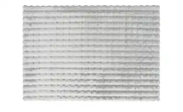como Webteppich Bunny Bubble Silbergrau, silberfarben 140x200 cm
