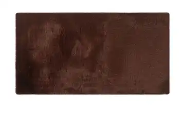 como Hochflorteppich Bunny 80x150 cm Kastanie