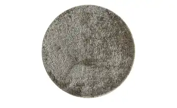 como Shaggy Macio Ø 120 cm Natur rund